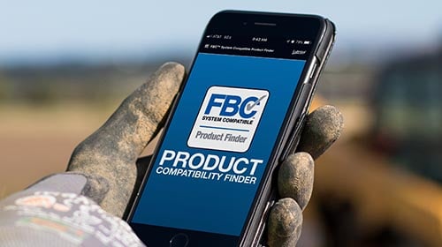 FBC System Compatible Program logo on phone screen