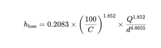 Hazen-Williams-perdida por friccion