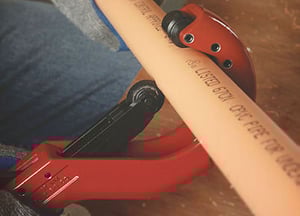 Cut CPVC Pipe