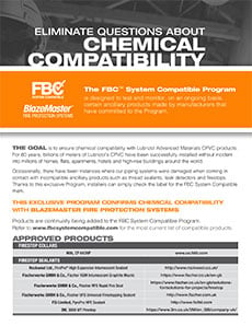 Eliminate questions about chemical compatibility