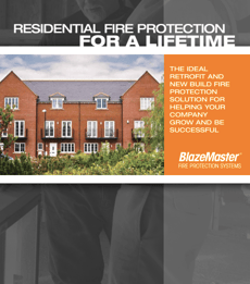 Residential Fire Protection For A Lifetime Brochure Cover