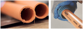 Cut CPVC pipe
