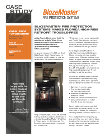 Case study of fire protection in building picture