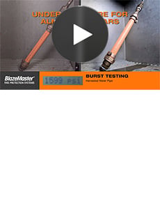 Video: Harvested Pipe Burst Testing