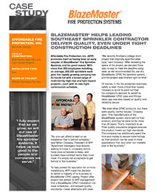 Downloadable Case Study Affordable Fire Protection Co