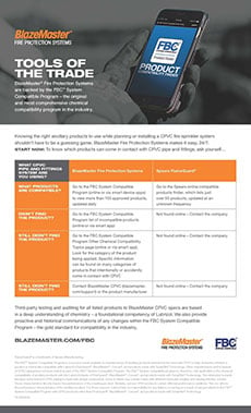 BlazeMaster CPVC Compatibility Testing