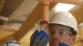 instalação de CPVC BlazeMaster®