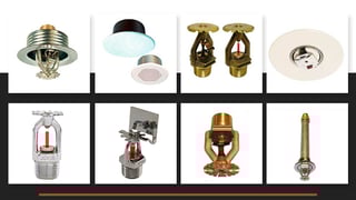 tipos de sprinklers