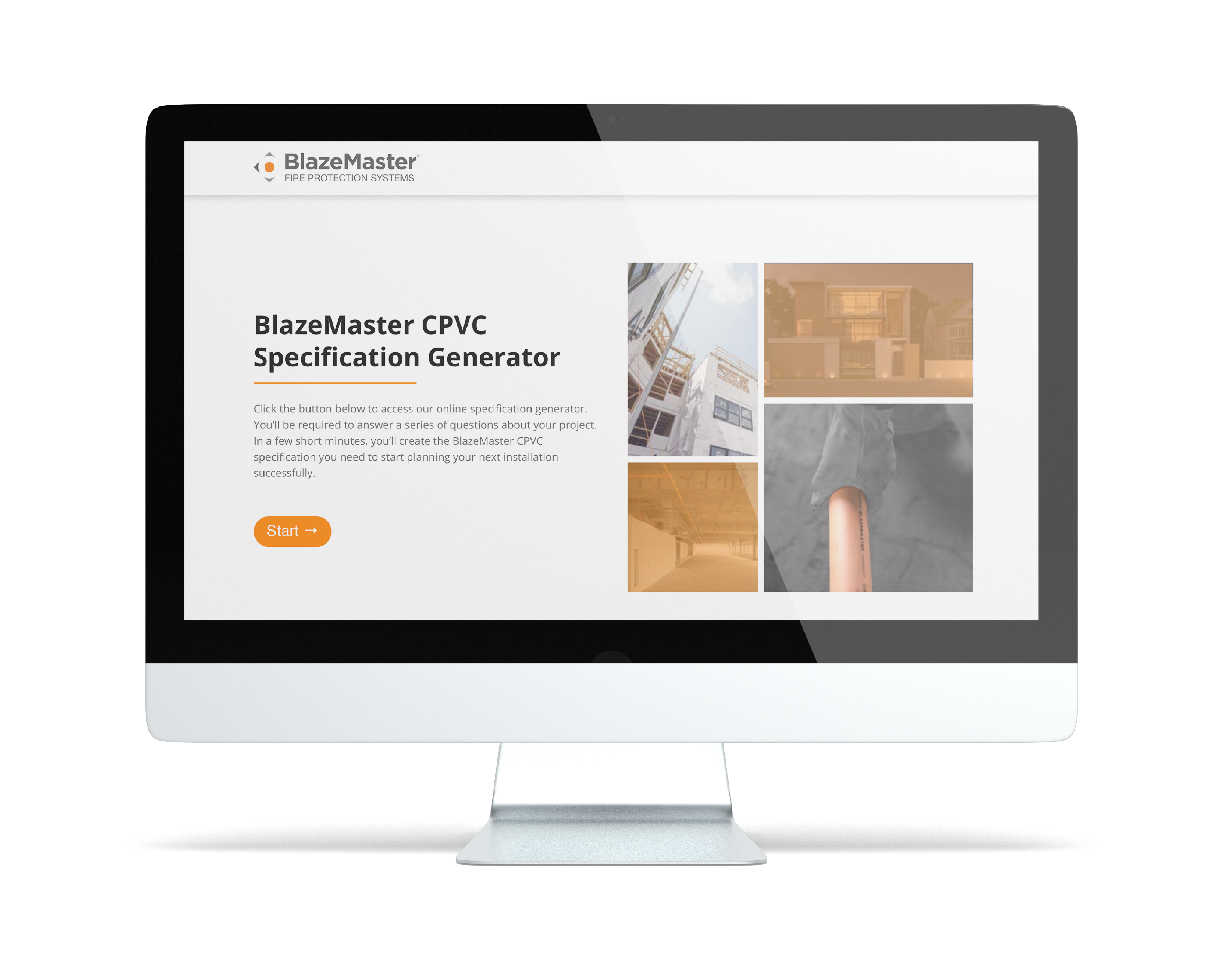 BlazeMaster Specification Generator Online MOCK UP